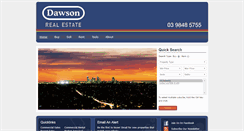 Desktop Screenshot of dawsonrealestate.com.au